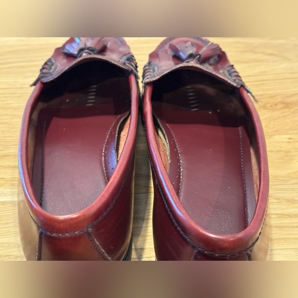 GH Bass Tassel Loafers 👞 burgundy wine color - Picture 9 of 10